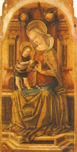 Madonna et l'enfant étaient intronisés