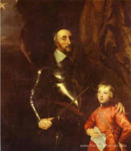 Thomas Howard, 2e comte d'Arundel et Surrey avec son petit-fils