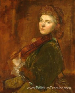 Le portrait de la violoniste Wilma Neruda a.k.a Lady Hallé