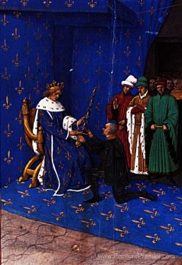 Charles V donne l'épée du constable à Bertrand du GUESCLIN