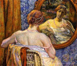 Femme à un miroir