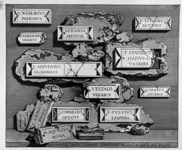 Les antiquités romaines, t. 2, planche xvix. Inscriptions et fra