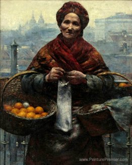 Femme juive vendant des oranges