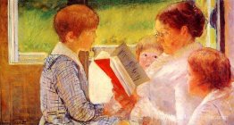 Mme Cassatt lisant à ses petits-enfants