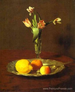 Citrons, pommes et tulipes