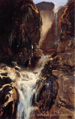 Une chute d'eau