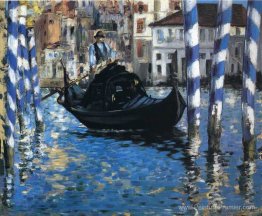 Le grand canal de Venise (Venise bleue)