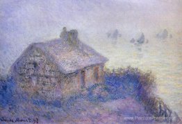 Maison de douane à Varengeville dans le brouillard