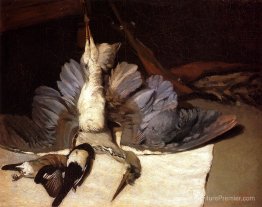 Nature morte: Héron aux ailes écartées