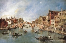 Les trois pont arquées à Cannaregio