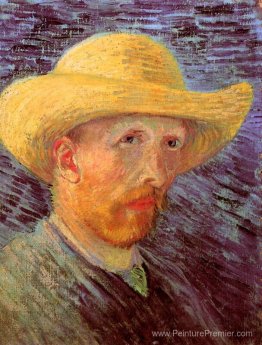 Autoportrait avec un chapeau de paille