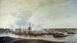 La bataille de Gangut, 27 juillet 1714