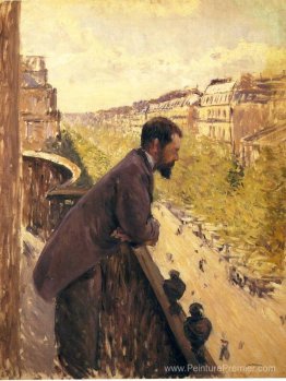 Homme sur un balcon