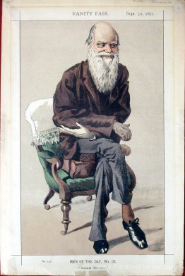 Caricature de Charles Darwin du magazine Vanity Fair