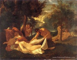 Vénus endormi, surpris par le satyre