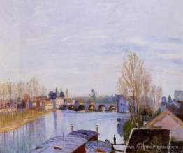 La loyage à Moret, le buanderie