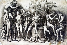 Bacchanalia avec un vin