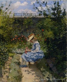 Jeanne dans le jardin, Pontoise