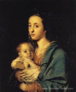 Mme Joseph Martin et son fils Charles