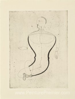 Figure abstraite, face à gauche: Figure S (figur Abstrakte, lien