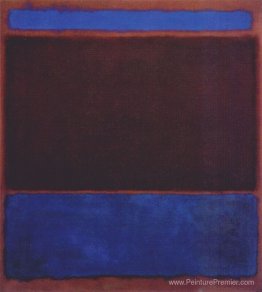 N ° 3 (bleu vif, marron, bleu foncé sur le vin)