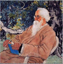 Portrait de Rabindranath Tagore