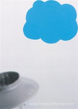 Soucounage volant et nuage (bleu)