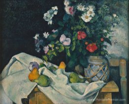 Nature morte avec des fleurs et des fruits