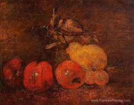 Nature morte avec des poires et des pommes