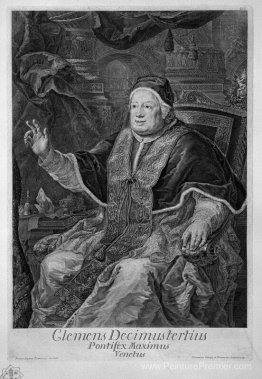 Portrait du pape Clement XIII (Clemens Decimustertius Venetus Po