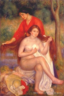 Bather et femme de chambre (les toilettes)