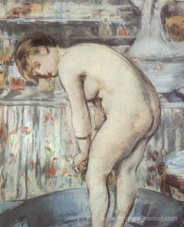 Femme dans une baignoire