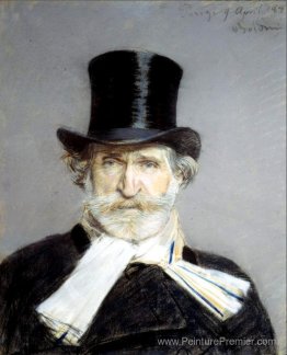 Portrait de Guiseppe Verdi (1813-1901)