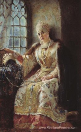 La femme de Boyar à la fenêtre