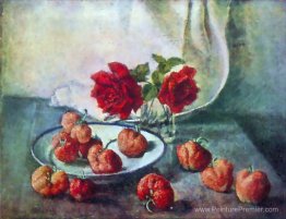 Roses et fraises