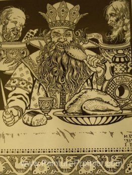 Illustration pour l'histoire de la fée russe "Salt"