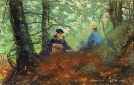 Deux filles dans les bois