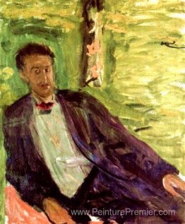 Portrait d'un gentleman (fond vert)