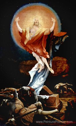 La résurrection du Christ (aile droite du retable d'Isenheim)