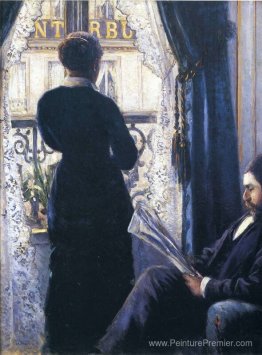 Intérieur, femme à la fenêtre