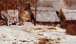 Cottages dans la neige