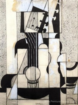 Nature morte avec guitare