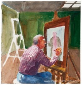 Peinture autoportrait