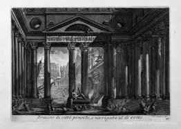 Des porches tirés autour d'un trou du palais royal