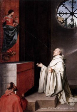 St. Bernard et la vierge