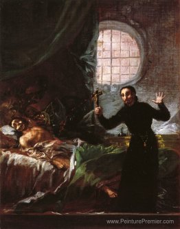 St. Francis Borgia aidant une mourante impéniteuse