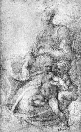 Madonna, enfant et St.John le baptiste