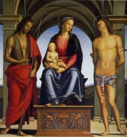 Madonna et enfant avec Saint-Jean-Baptiste et Saint-Sébastien