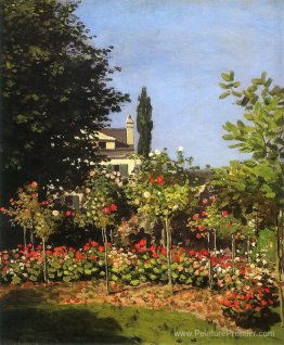 Jardin en fleurs à Sainte-Addresse