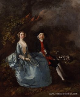 Portrait de Sarah Kirby (née Bull) et John Joshua Kirby